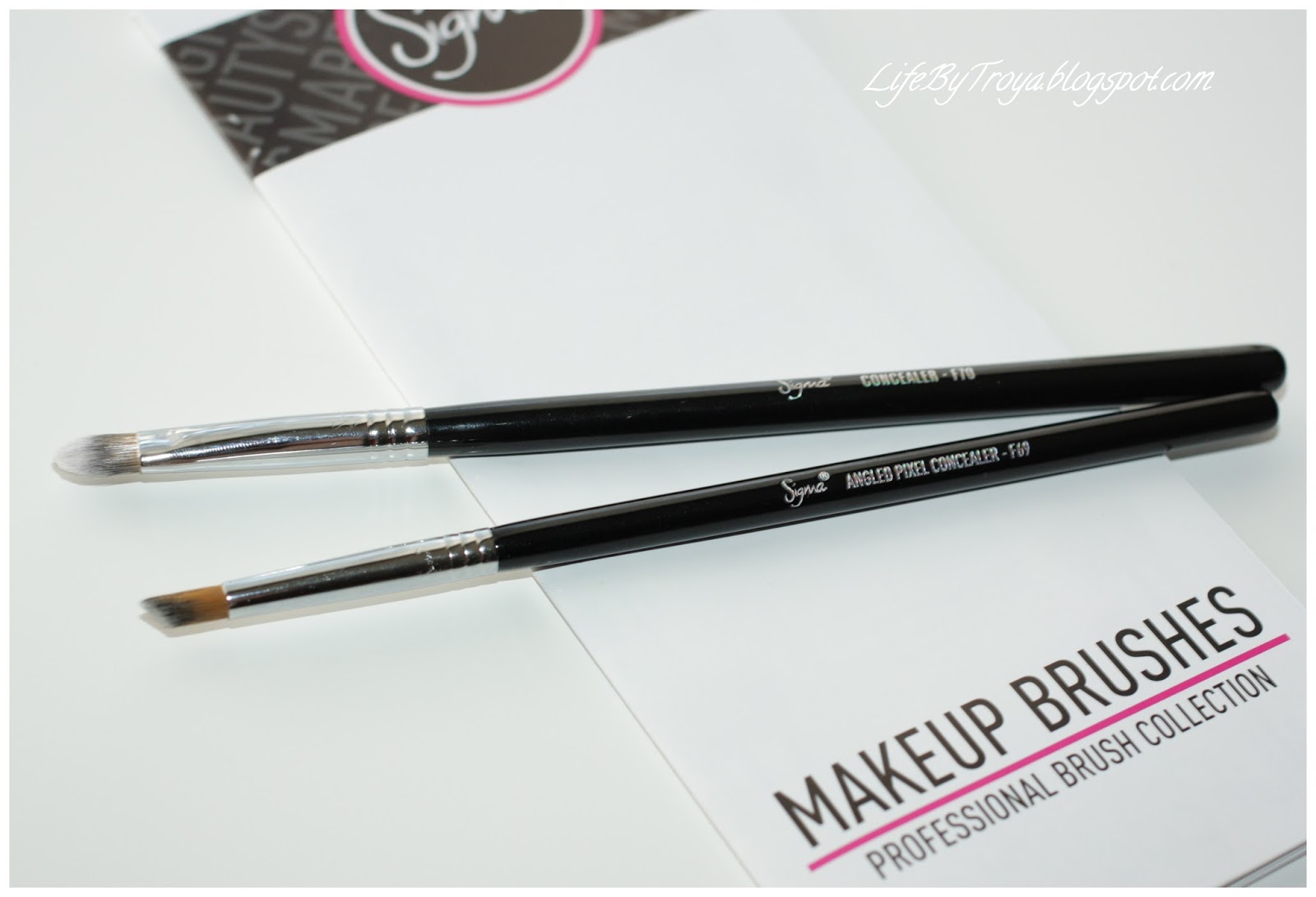 Review Sigma F70 Concealer Brush & Sigma F69 Angled Pixel Concealer