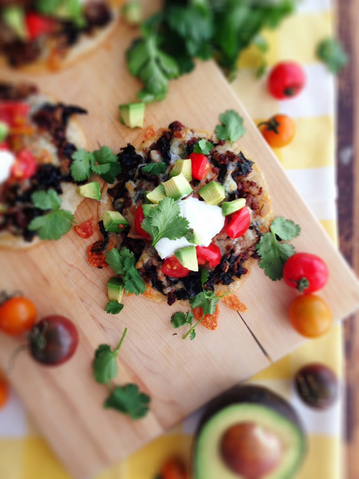 sweetsugarbean For the Gardener Chipotle Spiced Lamb & Kale Tostadas