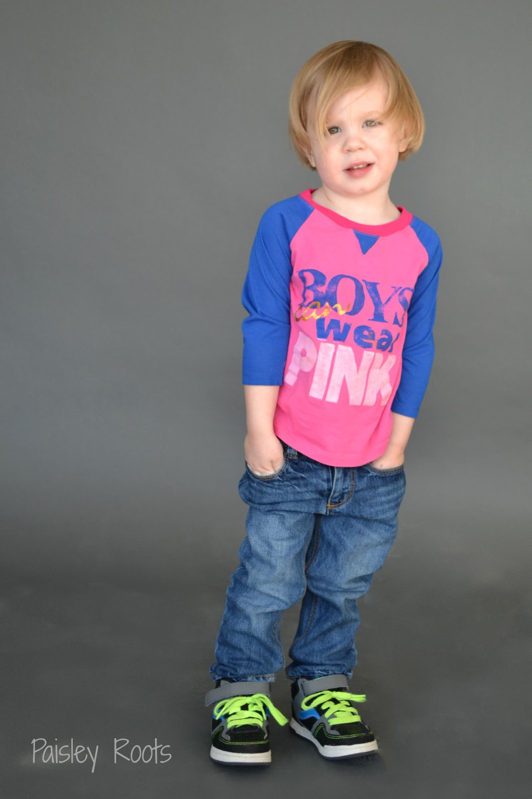 Paisley Roots Boy's Can Wear Pink