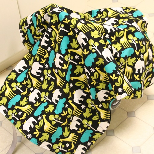 A Little Time, A Little Miracle: Car Seat Canopy Tutorial for Sewing Dummies