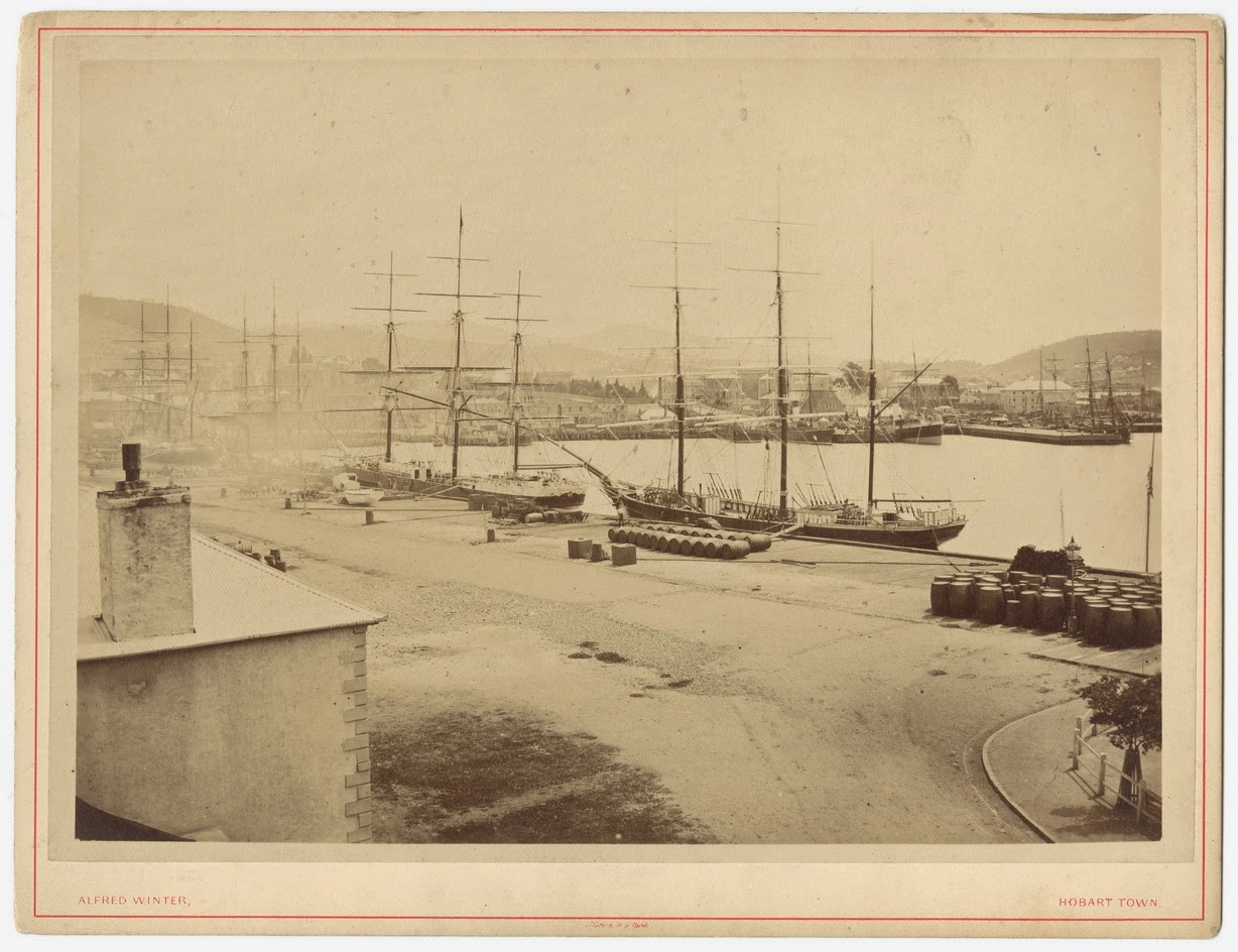 Hobart Town from the New Wharf