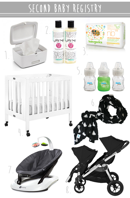 second child registry