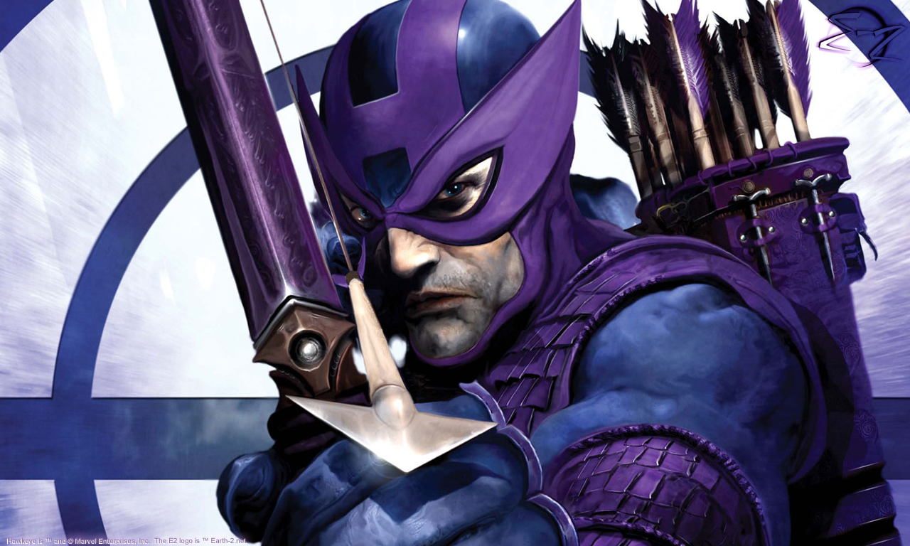 ojo de halcón marvel muñeco