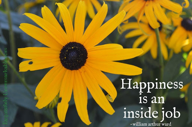 Happiness Is An Inside Job~ Quote