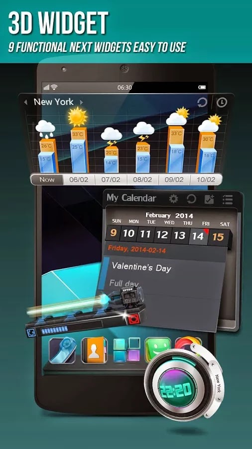 Next Launcher 3D Shell v3.7 Patched