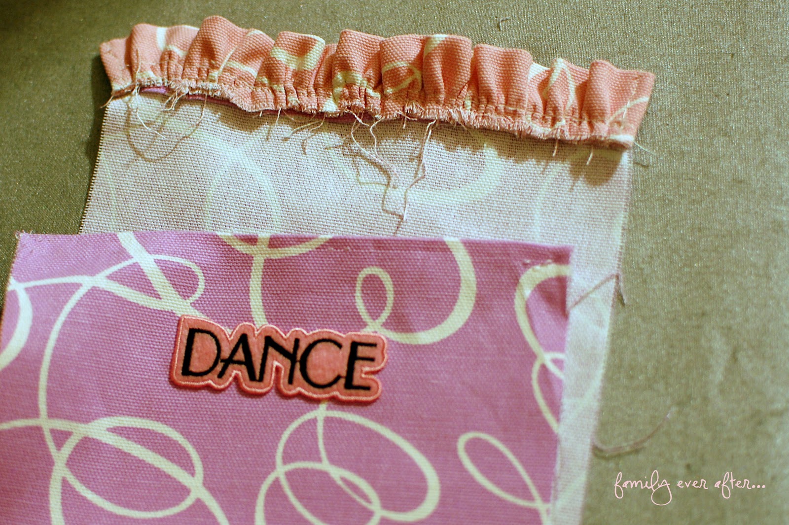 Dance Duffle Ruffle Bag Tutorial