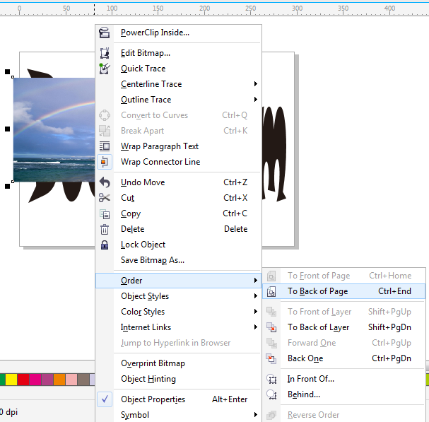 Cara Mewarnai Teks dengan Gambar di CorelDraw 3 Cara Mewarnai Teks dengan Gambar di CorelDraw