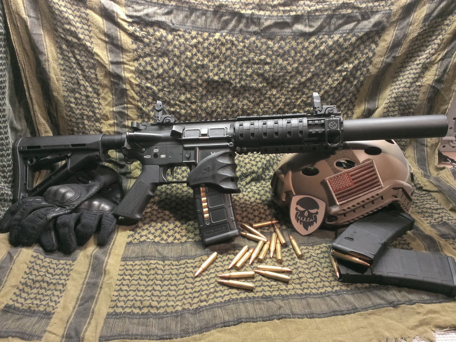 BEARD Airsoft Integrally Suppressed M4