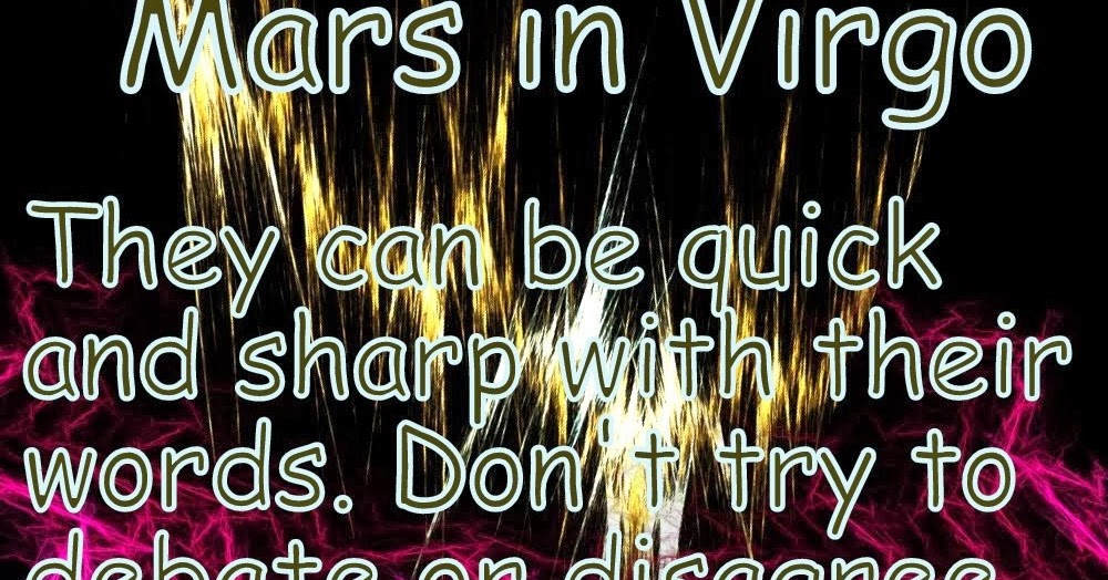 Astrolina Mars in Virgo