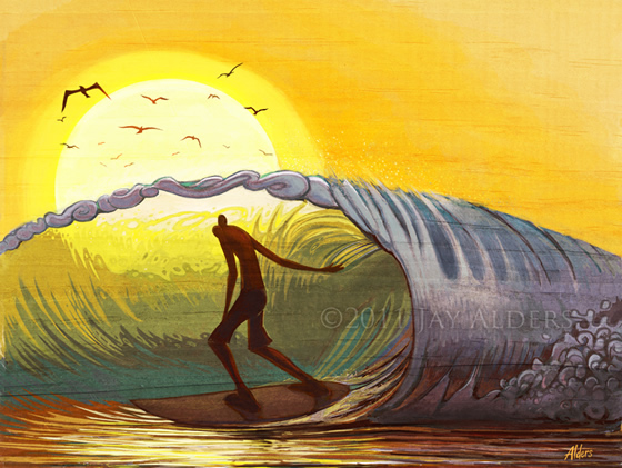 O surf por Jay Alders