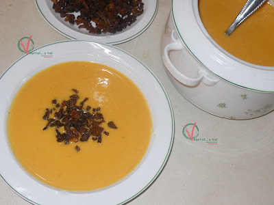 
crema Fría De Calabaza Y Zanahoria
