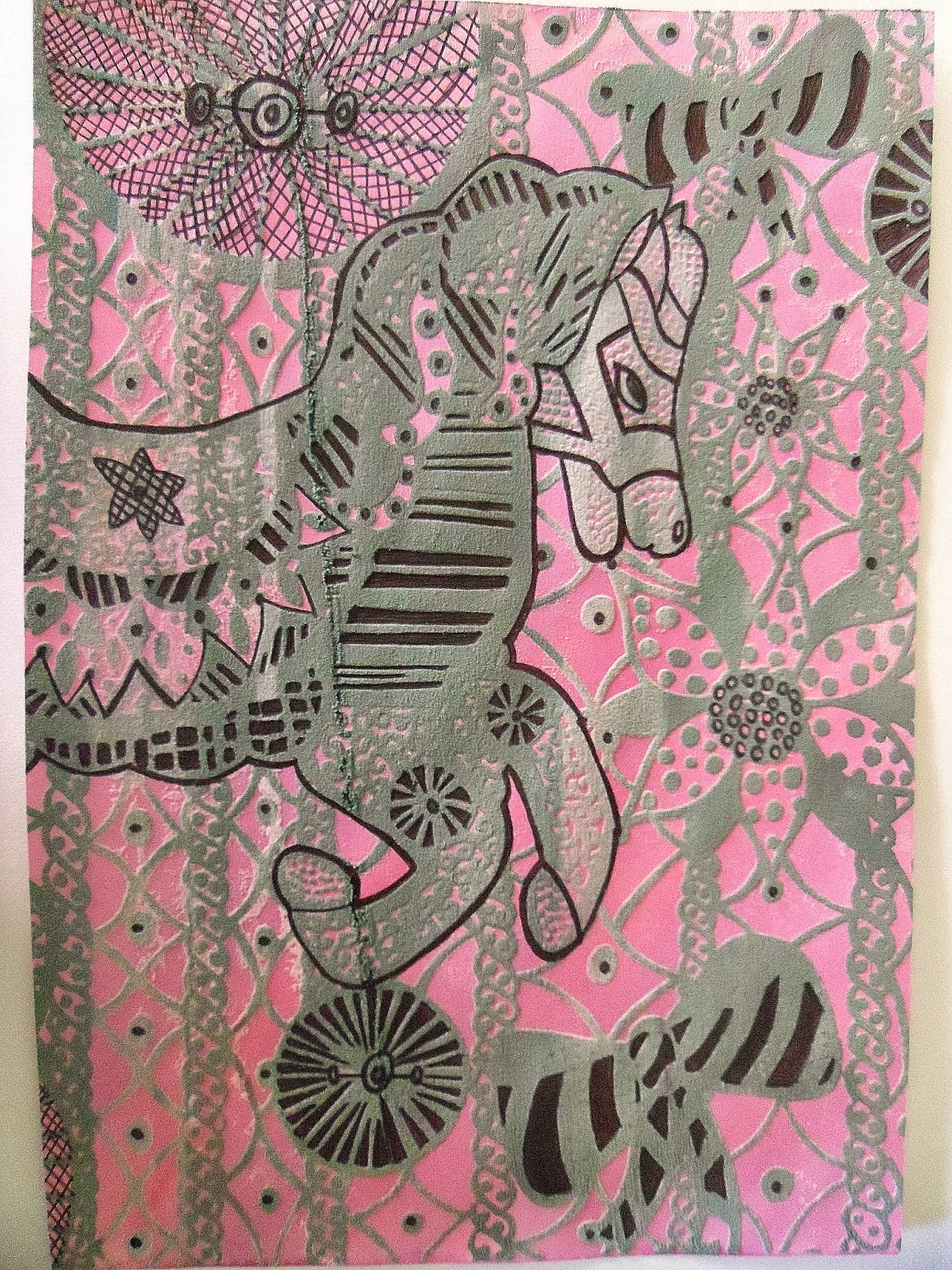 Naomi Peace's Textiles Puff Binder on Card