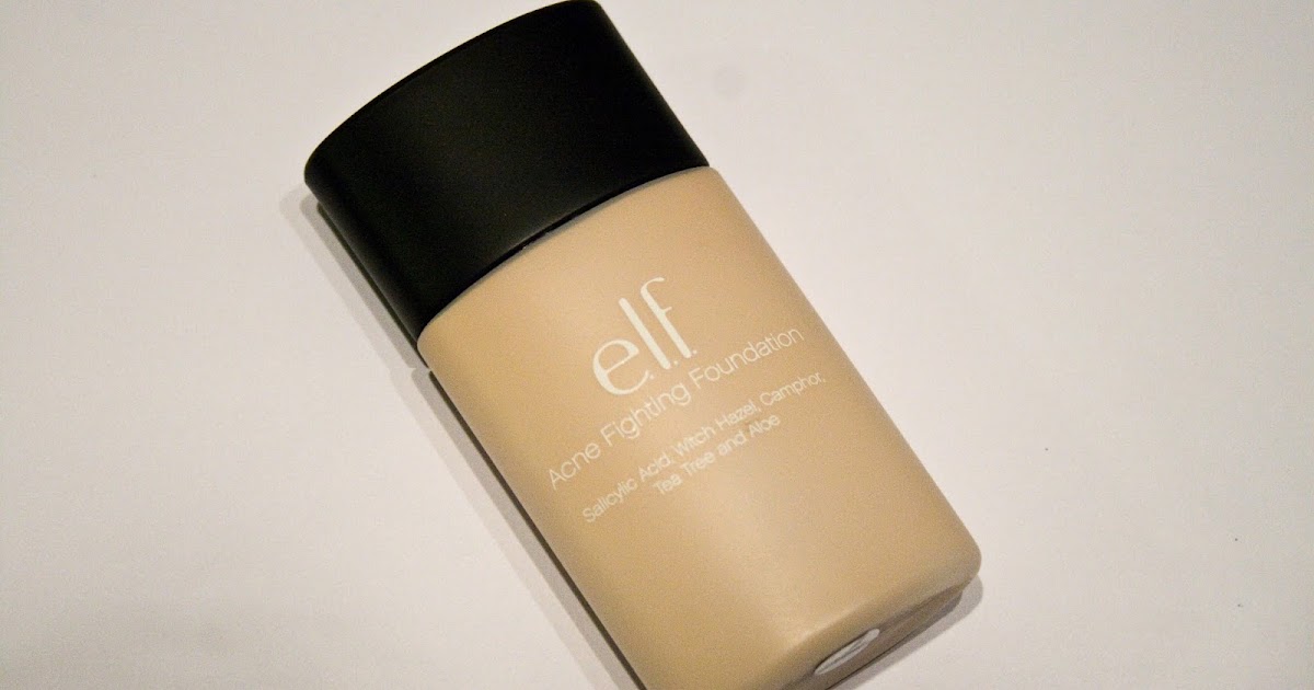 five sixteenths blog Elf Acne Fighting Foundation Review