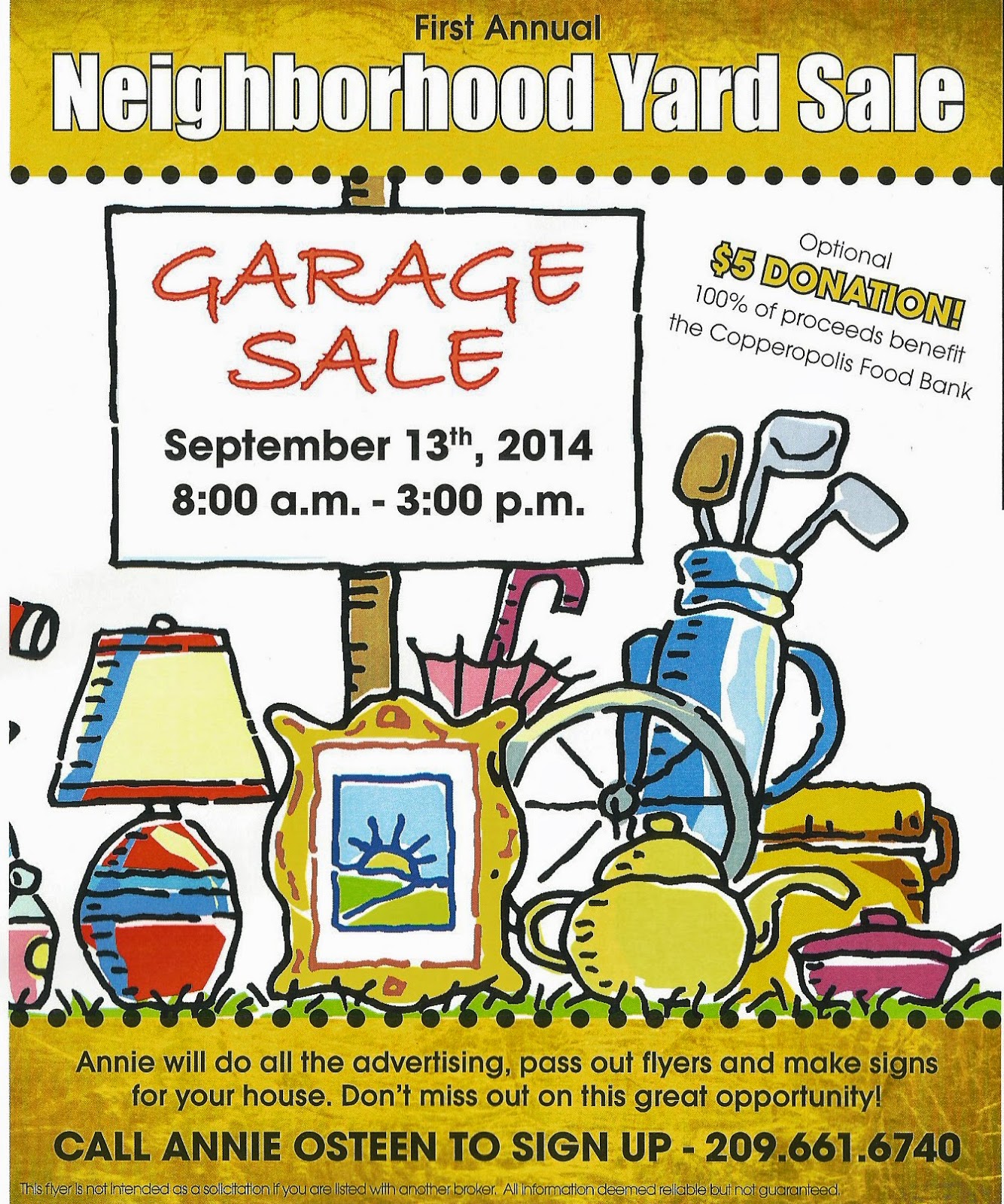 yard sales flyers