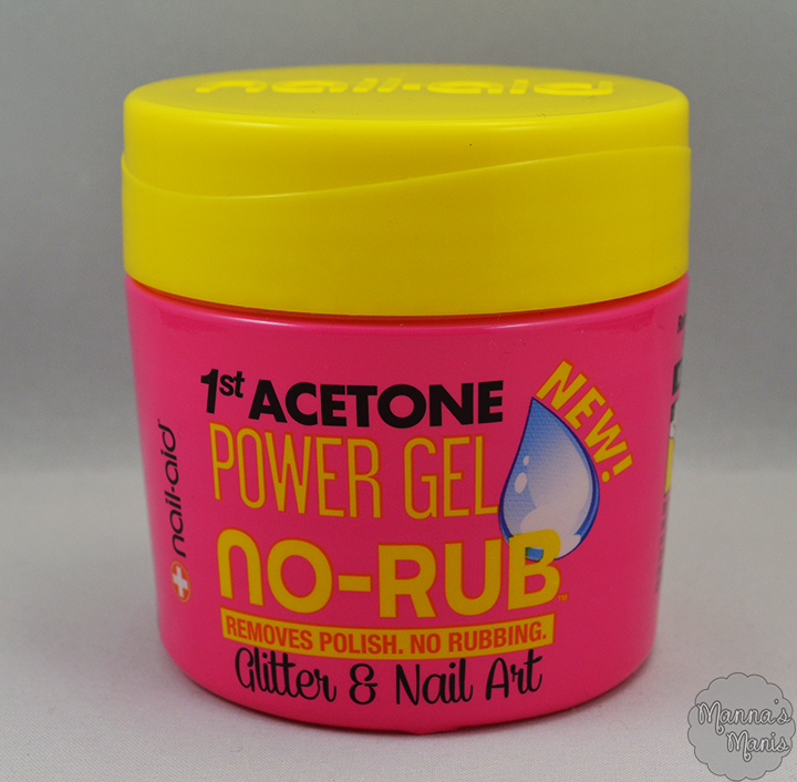 review of  Nail Aid Power Gel No Rub acetone Remover