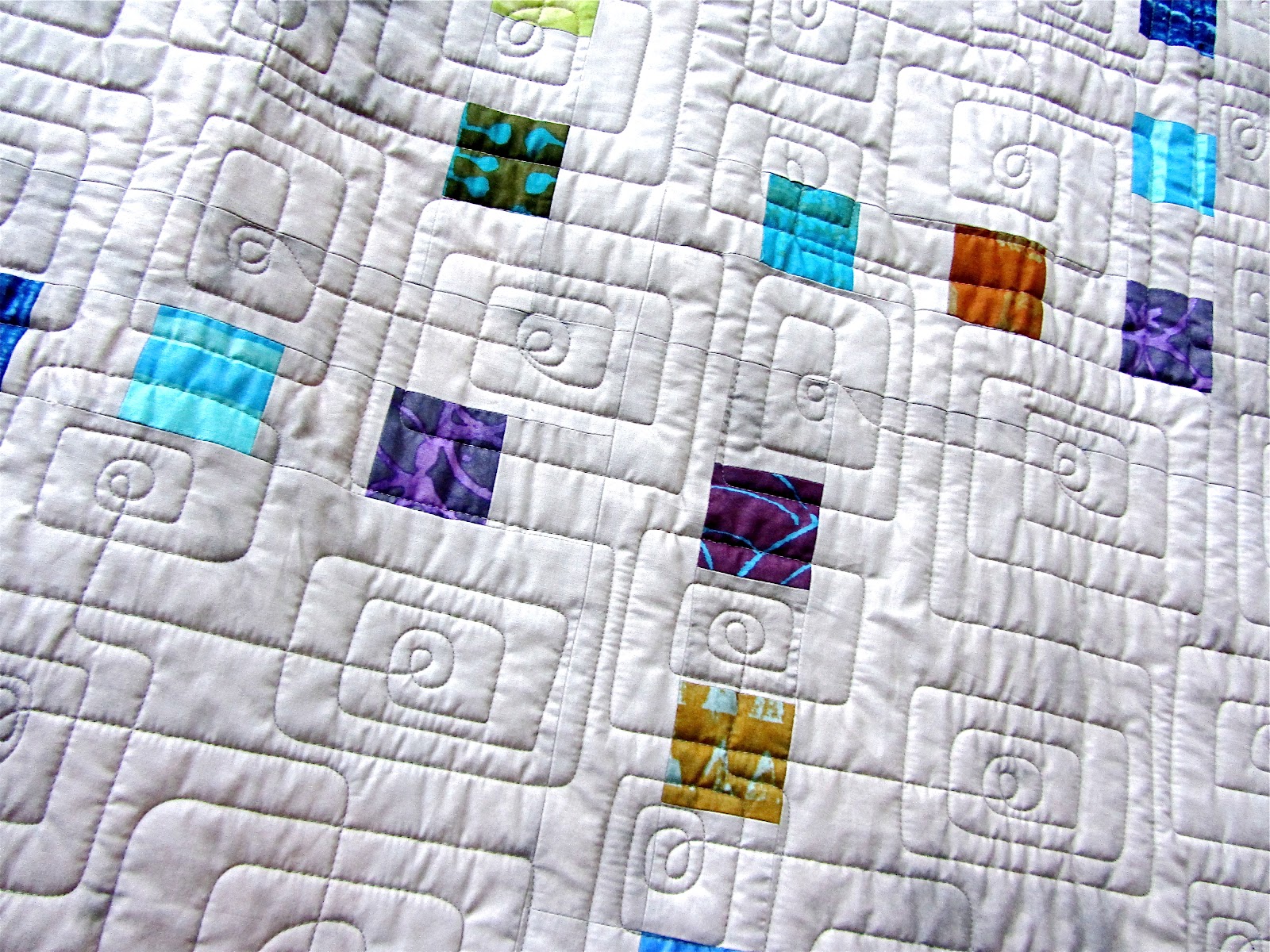 Modern Quilt Relish Nibbles Nouveau Modern Quilt in Contemporary Fabric
