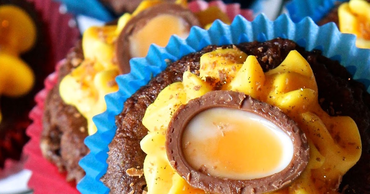 Gluten Free Alchemist Creme Egg Cup Cakes gluten free