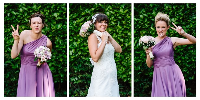 Awesome bridesmaid mugshot photos by STUDIO 1208
