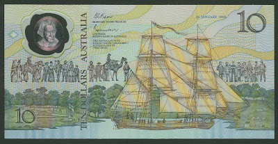 money Australian dollars Commemorative polymer bill