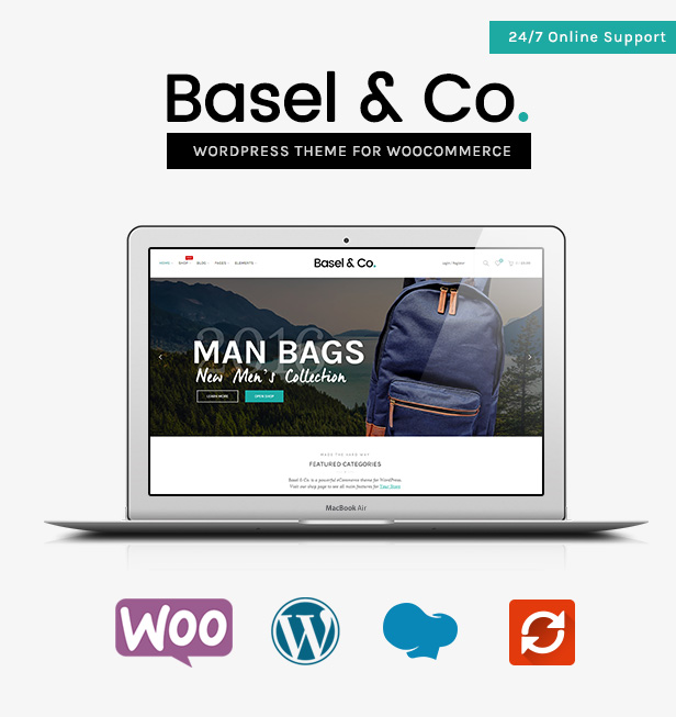 Basel V5.5.1 Wordpress Theme Main Features Of Basel - Responsive Ecommerce Theme By Xtemos