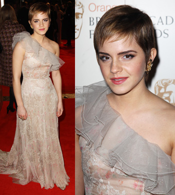 E vi o Maravilhoso vestido de Emma Watson detalhe parece que saiu do conto