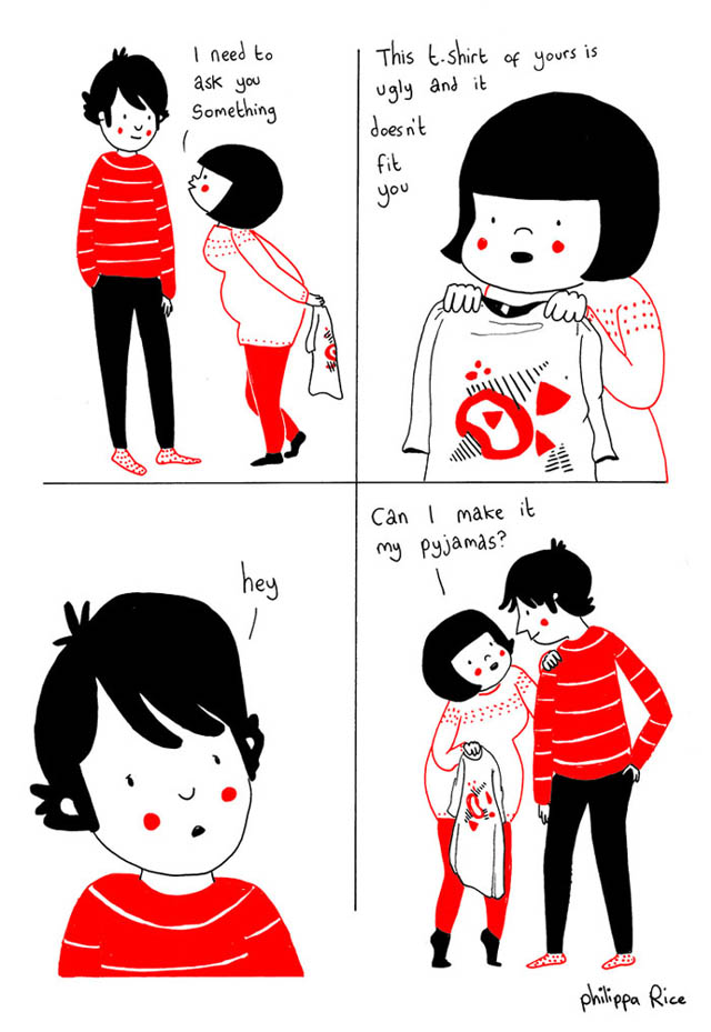 Heartwarming Illustrations Show That True Love Is In The Little Everyday Things - Sometimes, you have to ask hard questions Heartwarming Illustrations Show That True Love Is In The Little Everyday Things - Sometimes, you have to ask hard questions