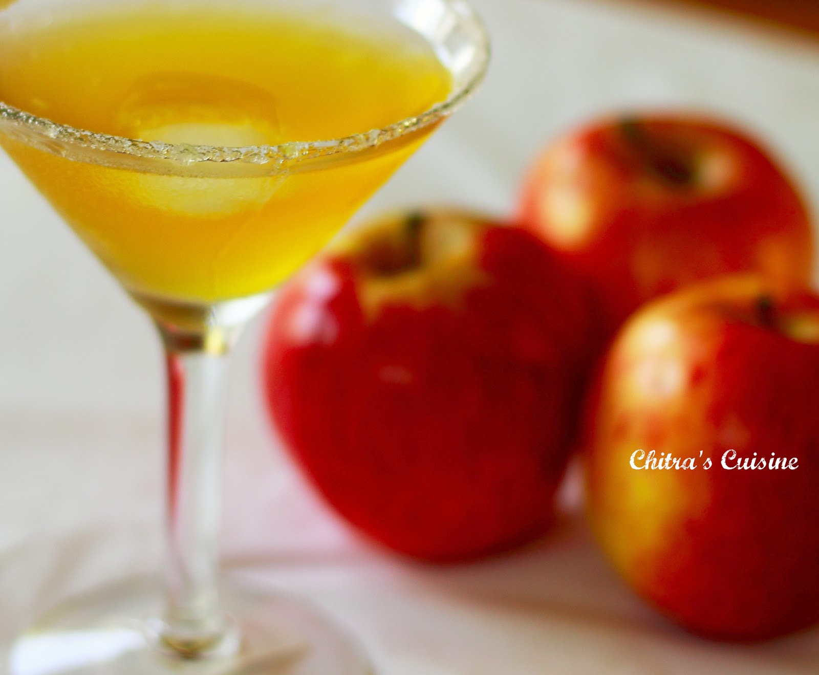 Chitra's Cuisine Appletini