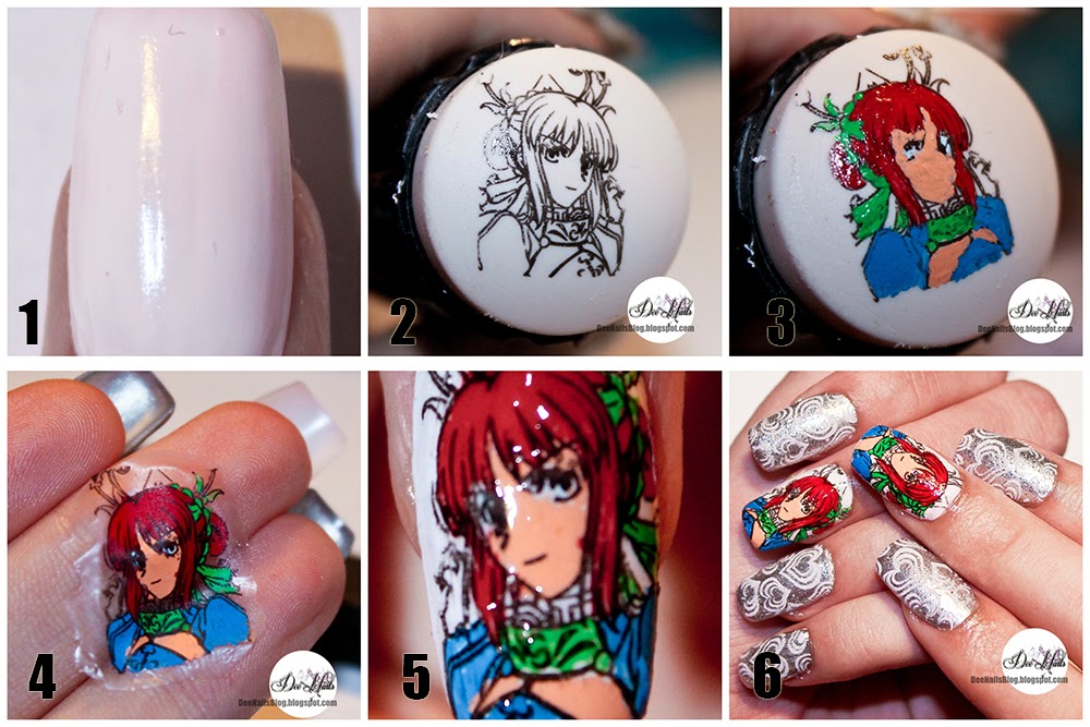 DeeNails Anime nail art