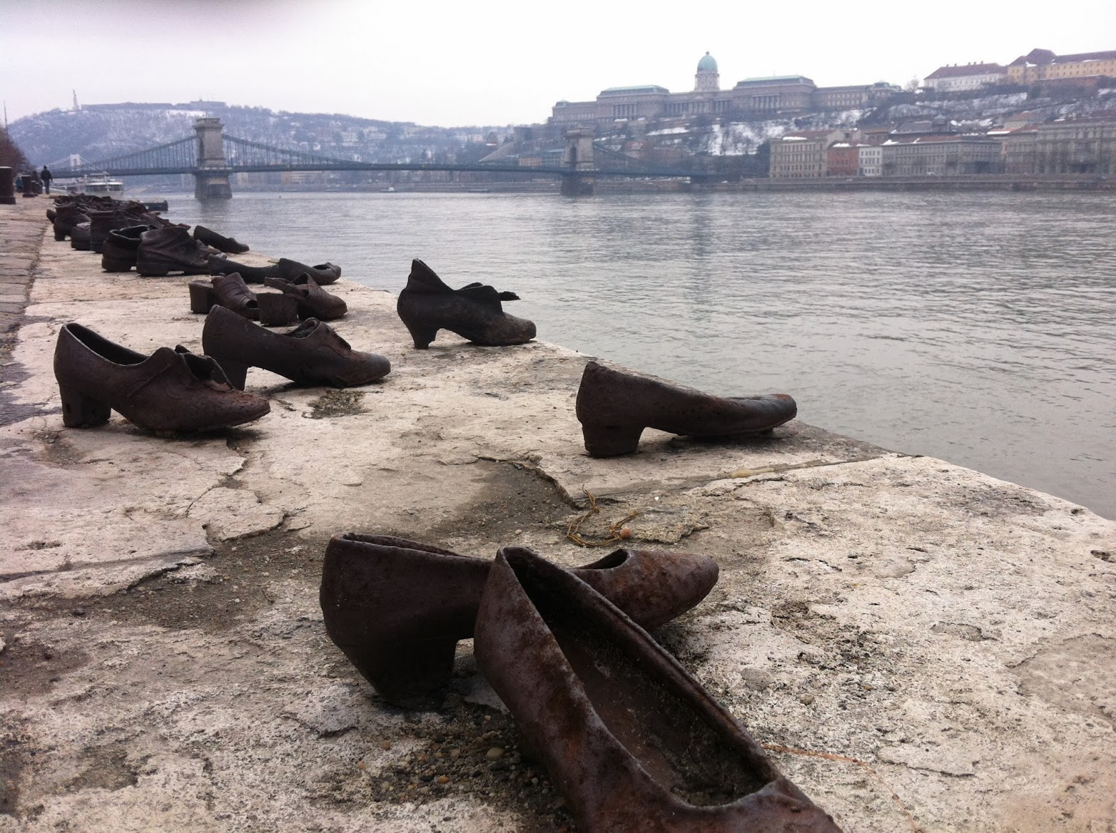 Petals and Pedals Budapest II Shoes stained with history