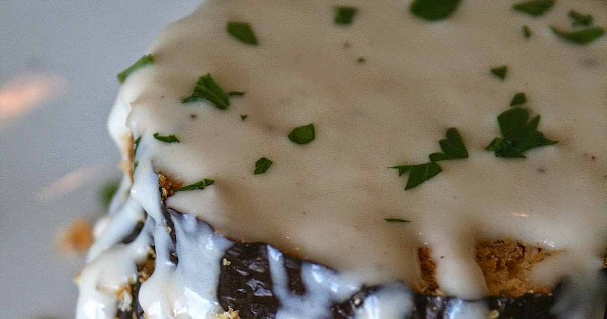 Oregon Transplant OvenBaked Eggplant with Alfredo Sauce