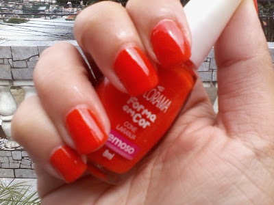 esmalte colorama cone laranja