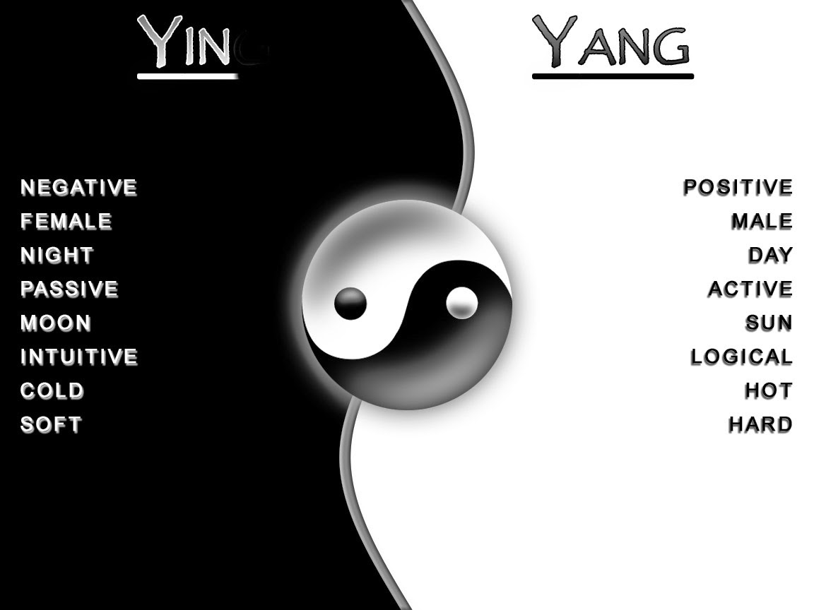Diferenças entre yin – yang