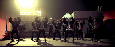 Block B Nalina dance move gorilla