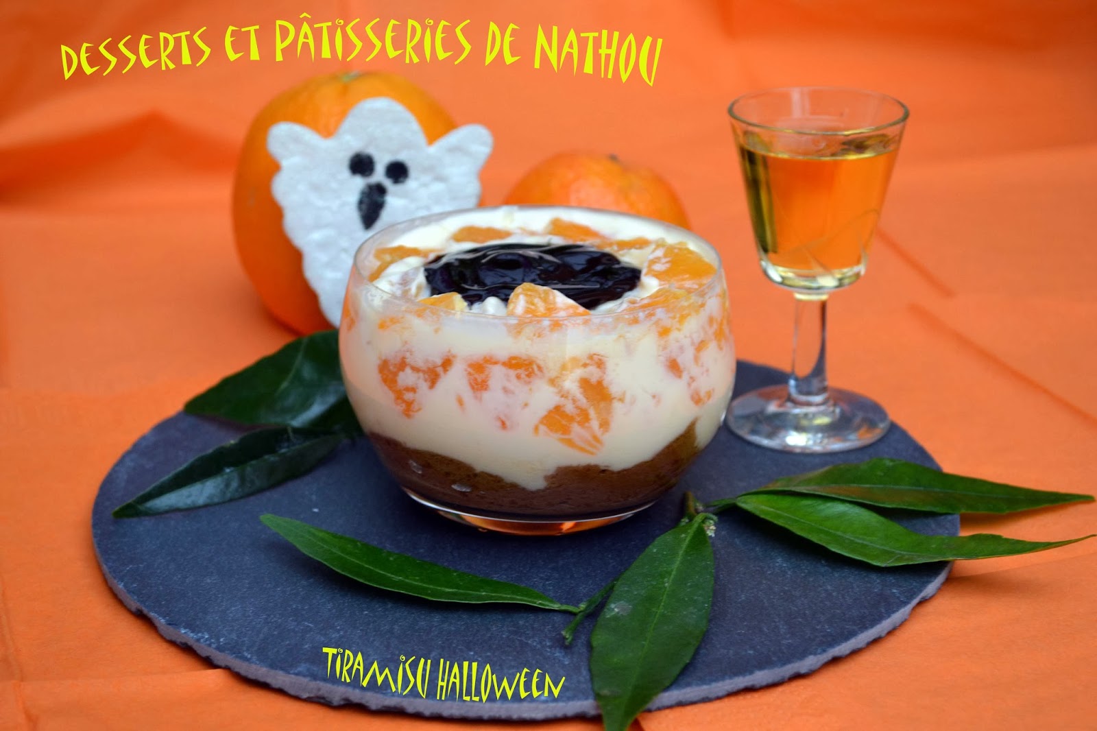Ma cuisine au fil de mes idées... Tiramisu Halloween (oranges