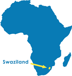 worst country in the world Swaziland-maps