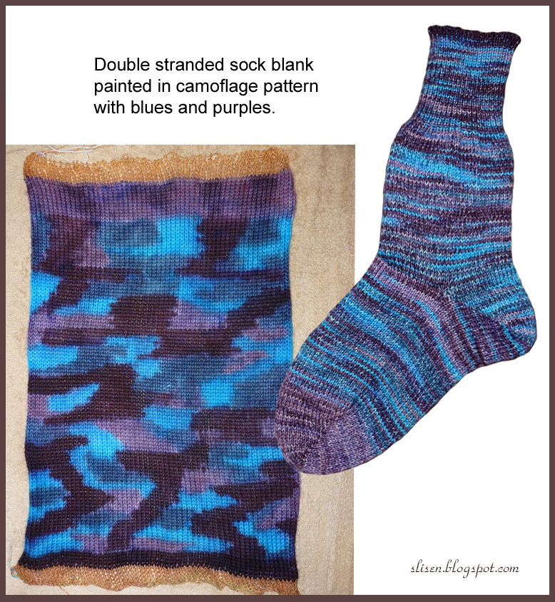 Slisen's Happy Place Dyed Sock Blanks