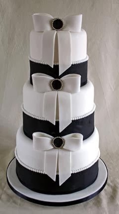 Clássico Preto e Branco Bolo+chanel+cake