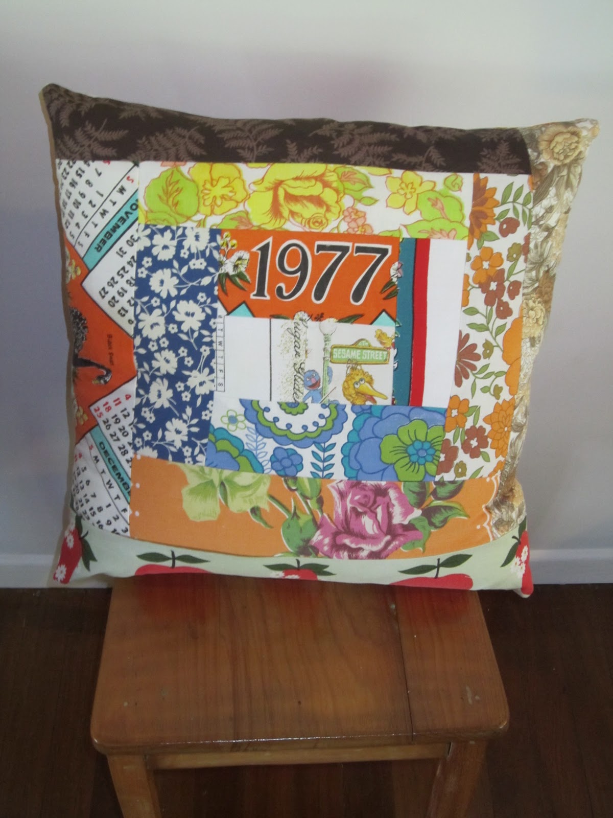 mummy made it Vintage Tea towel cushions