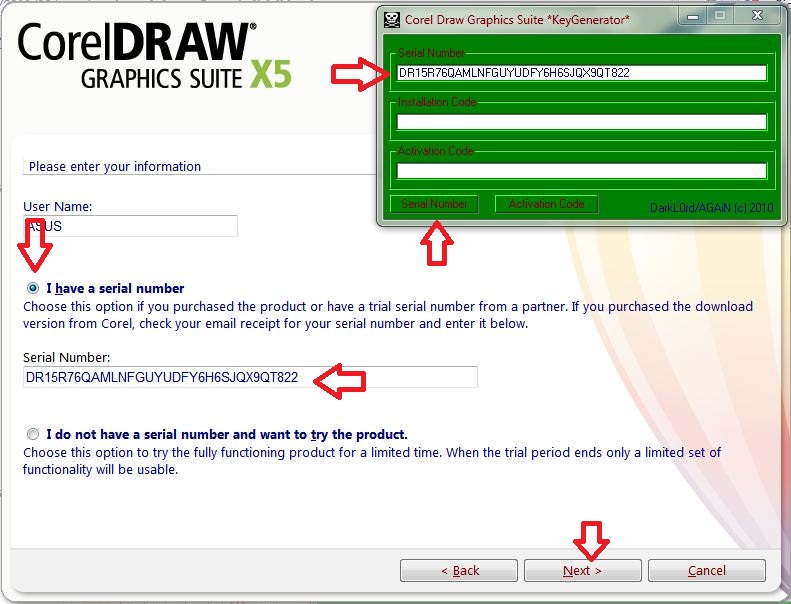 CorelDRAW Graphics Suite X4 by AGAiN Setup Keygen