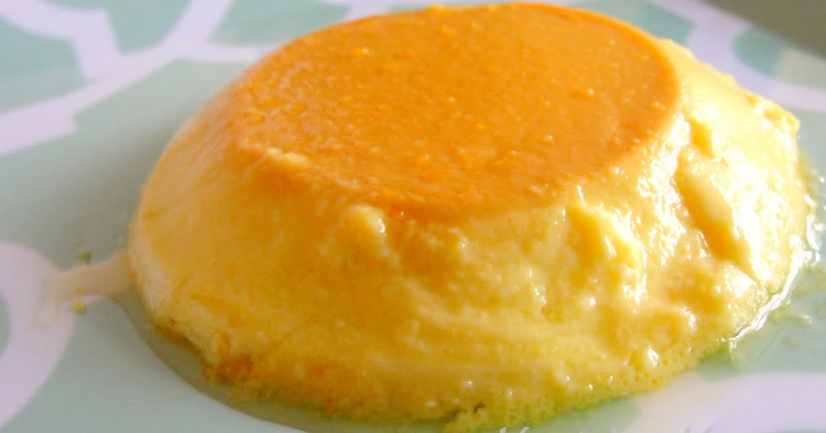 Krithi's Kitchen Orange Flan / Orange Crème caramel