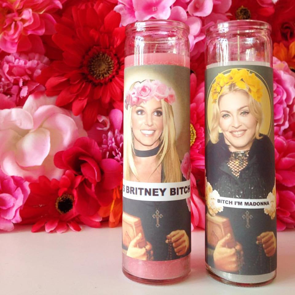 In store now Celebrity Prayer Candles Fitzroy Boutique