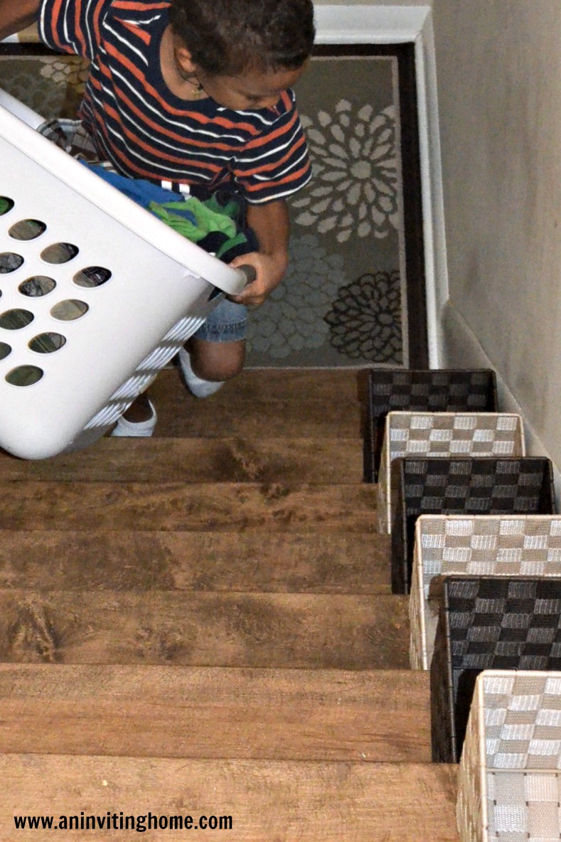An Inviting Home Laundry Basket For Kids