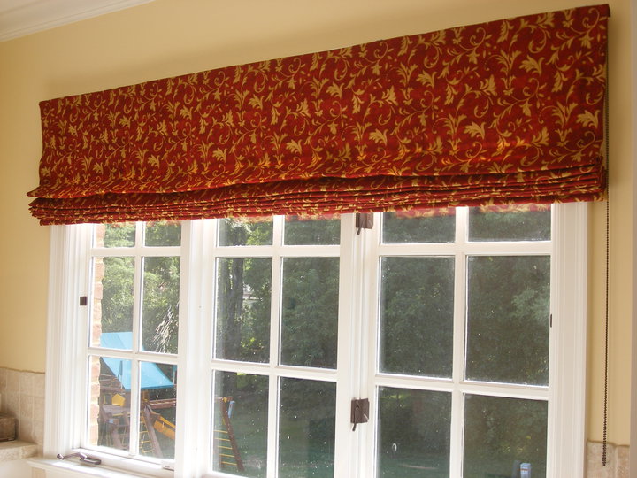 Custom Window Treatments Roman Shade