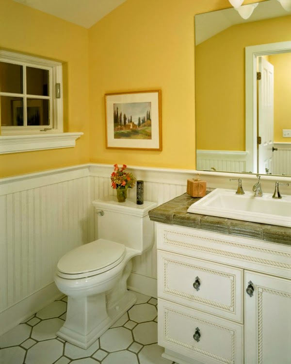 Accesorios baño amarillo ~ dikidu.com