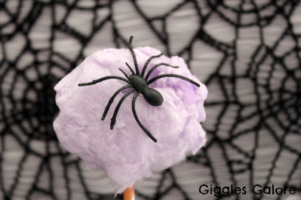 Personalized Halloween Candy Skewers Spiderweb (5) - My Berry Own