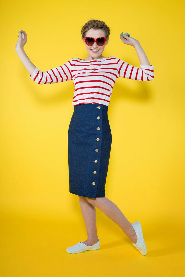 Arielle skirt - easy sewing pattern