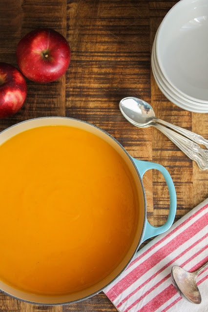 Sweet Potato and Apple Soup | The Chef Next Door #RecipeTwist