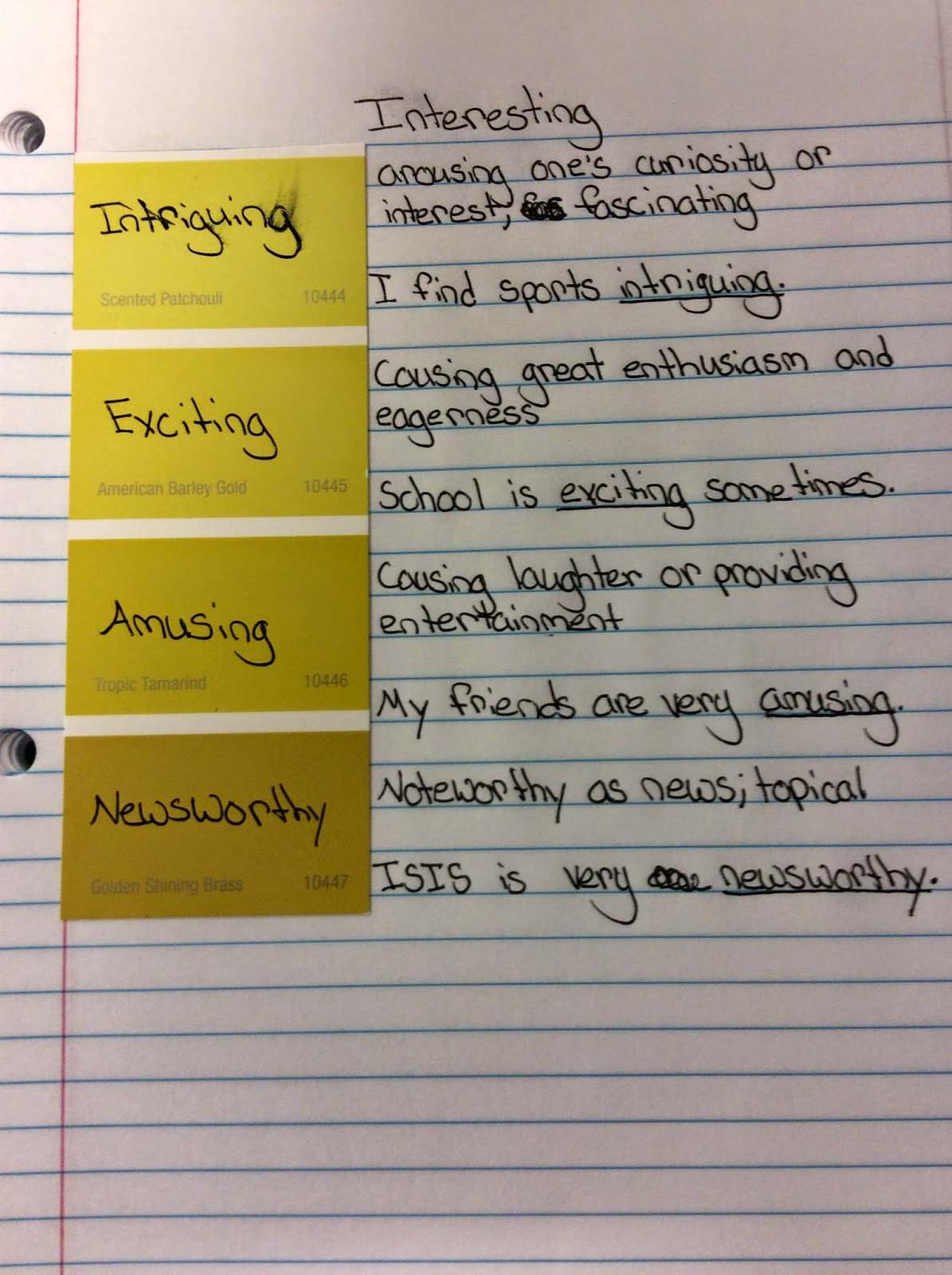 Innovating the Wheel: Shades of Meaning