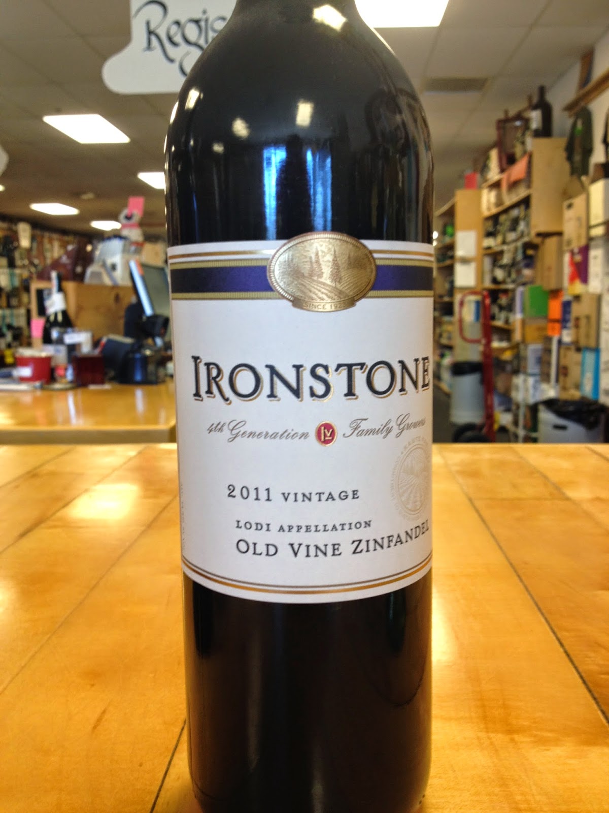 Courtney's Wine Blog Tasting Ironstone Old Vine Zinfandel