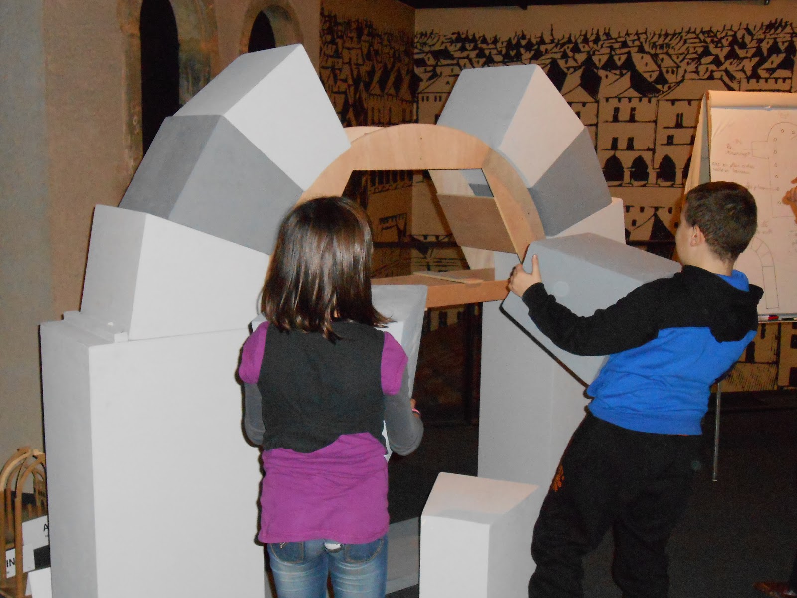 La classe de CM1 2 Au musée art roman et art gothique